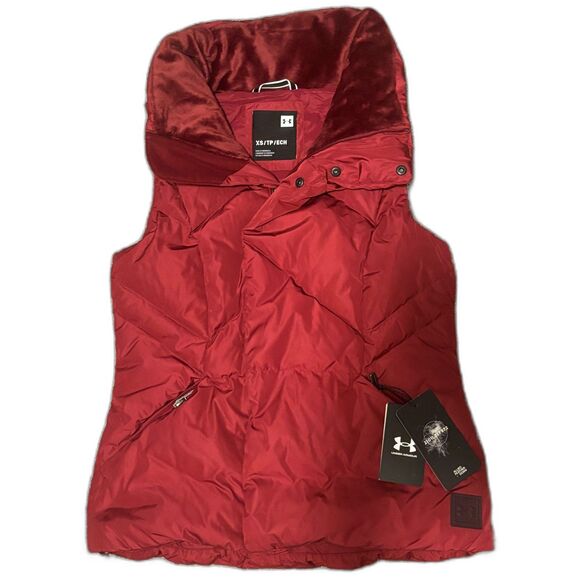 Women's Under Armour Sportstyle Down Vest, Size XS-NWT! - Picture 1 of 9
